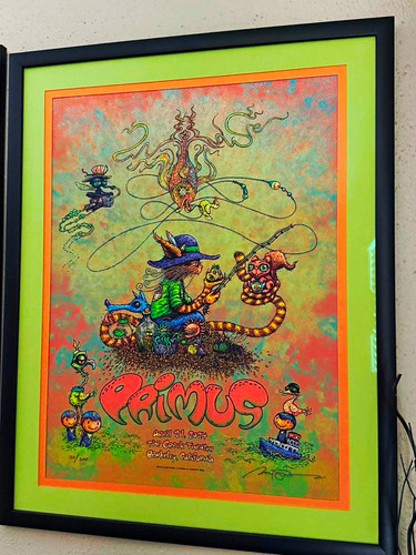 Primus framed signed marq - primus,