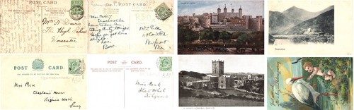 C1910 vii postcard rso - vii,