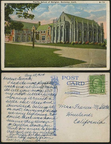 Usa berkeley 1934 postcard - usa,