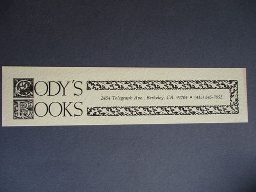 Bookmark bookshop cody books - cody's,