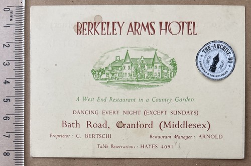 Vintage berkeley arms - berkeley,