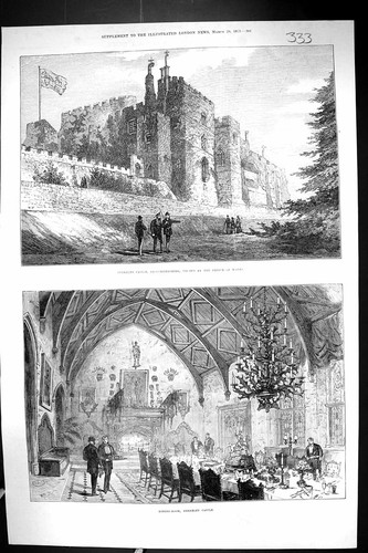 Old 1873 berkeley castle - berkeley,