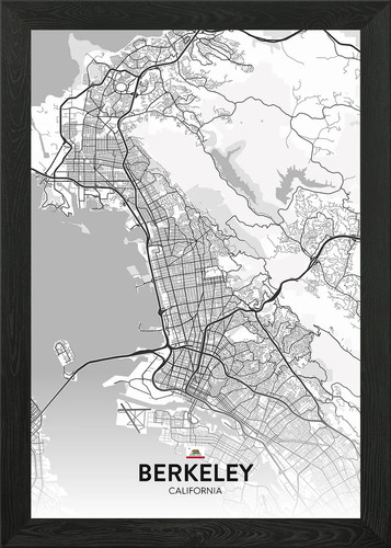 Berkeley framed wall art - berkeley, ca